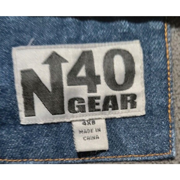 N 40 Gear Jean Jacket Insulated Hooded Mens 4X Outdoor Lodge Heavy-duty Winter - Picture 10 of 11
